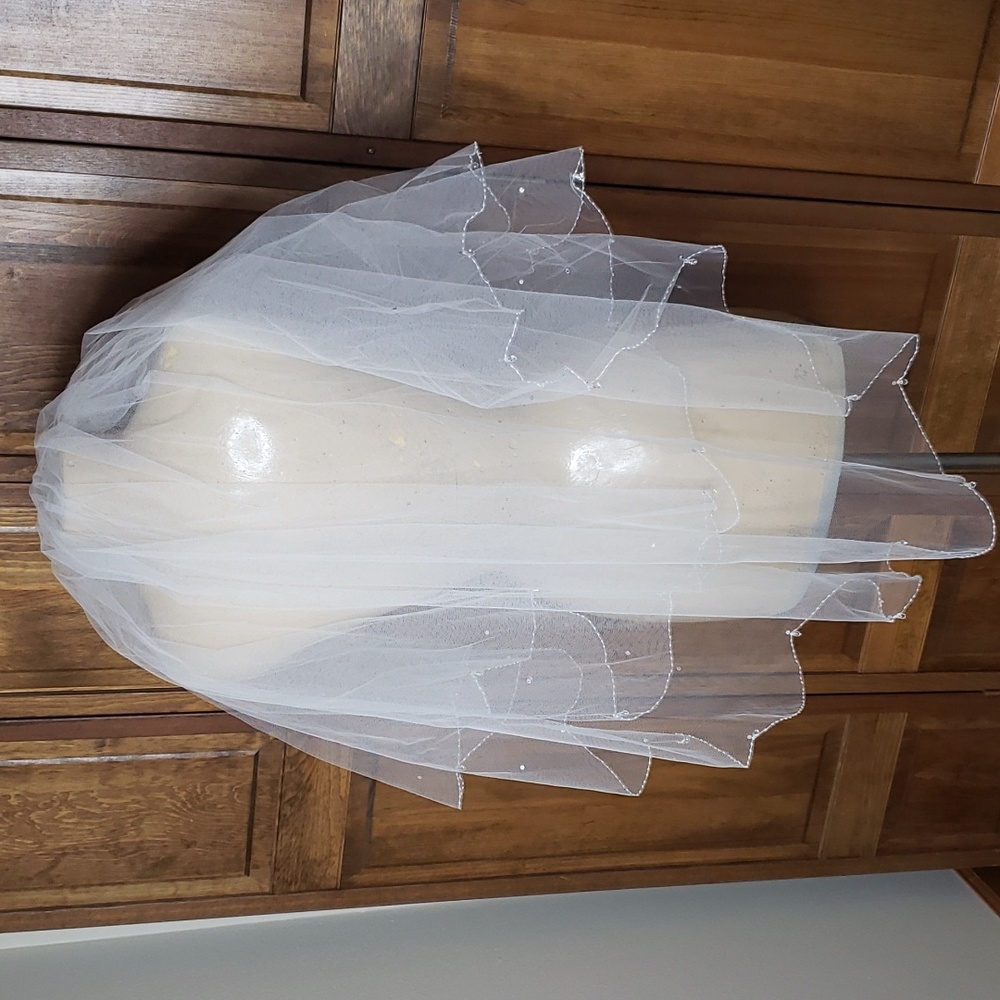 Wedding Veil with Diamond Rhinestones